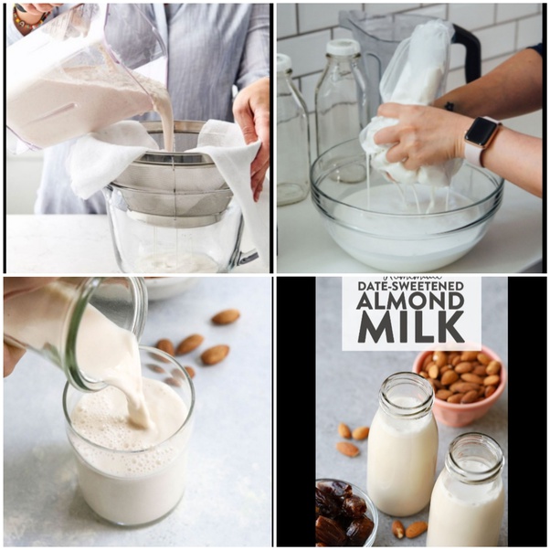 Is it true that almond milk is just flavored water? How much milk can