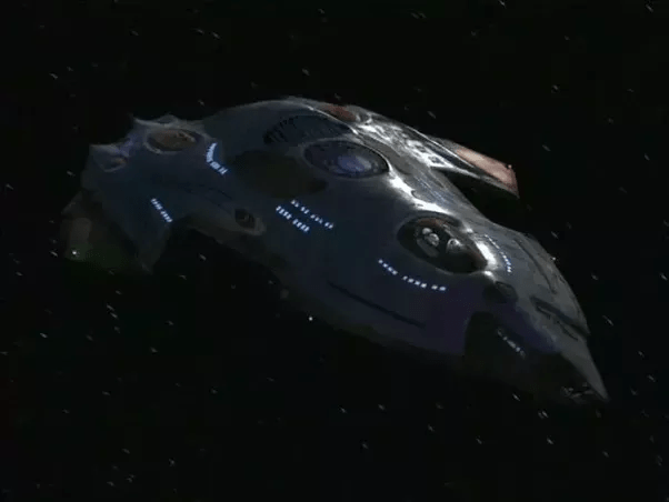 What are the most powerful Star Trek ships that look like a spaceship