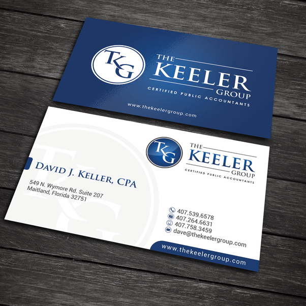 What are some chartered accountant visiting card designs? Quora
