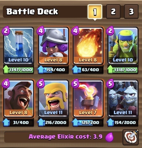 What is a good Clash Royale deck with only common and rare cards? Quora