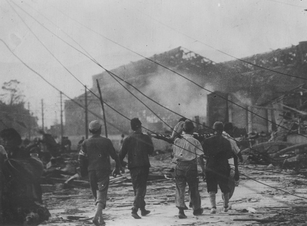 What exactly happened just after the Hiroshima and Nagasaki bombings