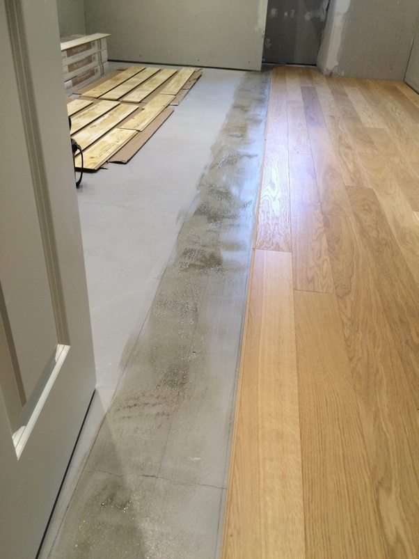 How to install wood floors on concrete Quora