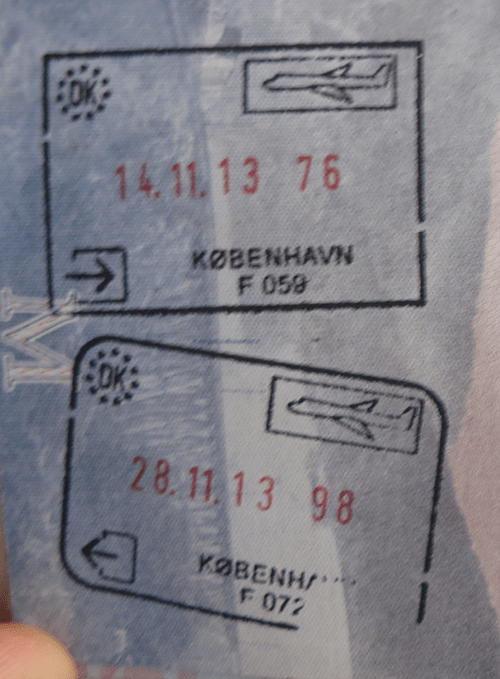 Do they stamp passports for the flight from Schengen country to non