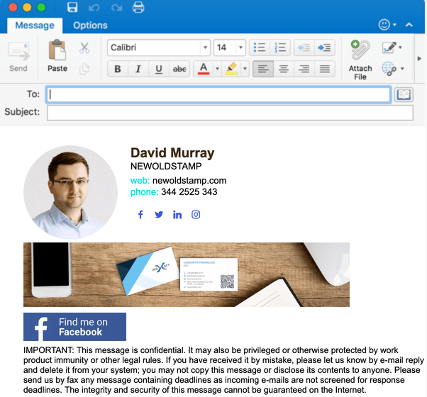 Microsoft Outlook Why does my email signature come back pixelated