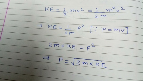 What is the relation between momentum and energy? Quora