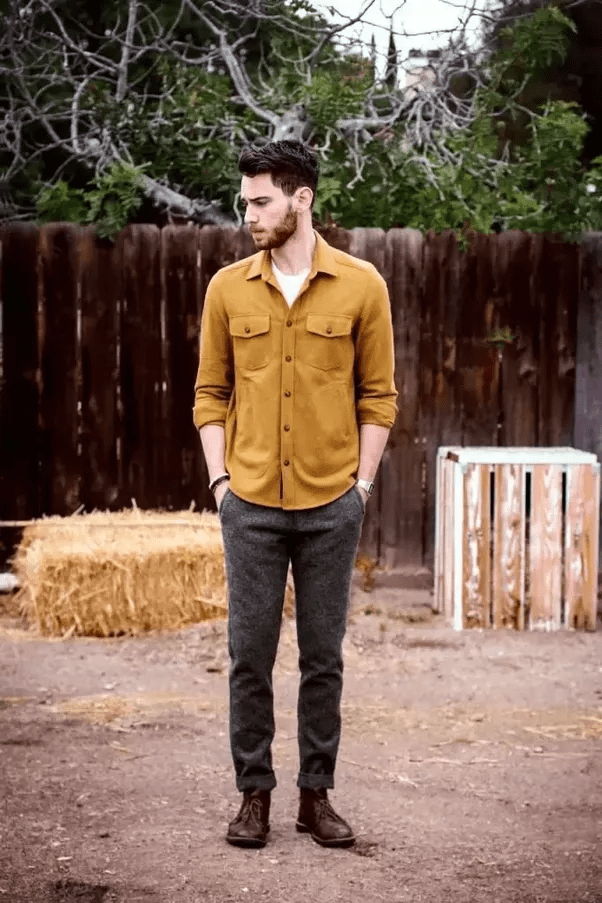 What color of trousers goes well with a yellow shirt? Quora