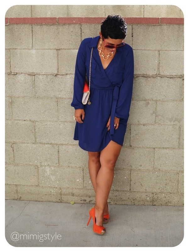 What color nails and shoes should I do with a navy blue dress to a