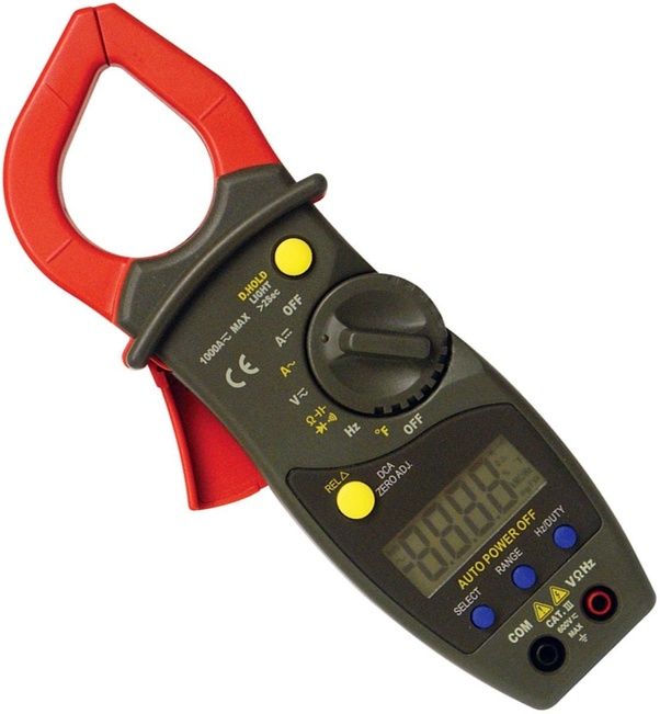 Can one measure DC current using the clamps of a clamp multimeter with