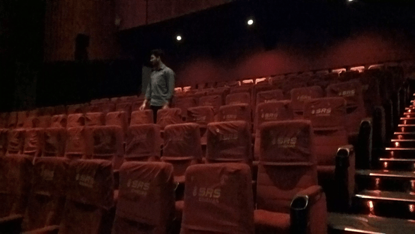 Do the cinema halls play the movie even when no ticket is sold for a