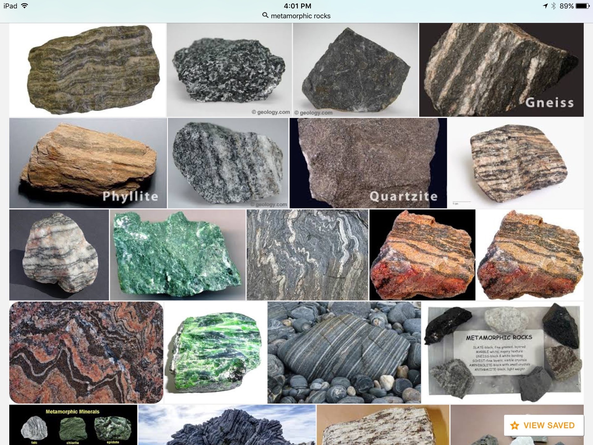 Warna apa yang umum pada batuan metamorf? - Quora