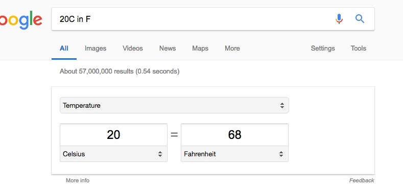 Jika suhu dalam sebuah ruangan adalah 20 derajat C, berapakah suhu dalam  derajat fahrenheit? - Quora