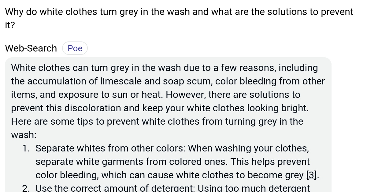 Why do white clothes turn grey in the wash and what are the solutions