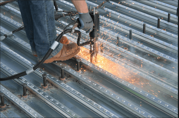 A wide flange beam reads W10x12(14). What does the number 14 stand for