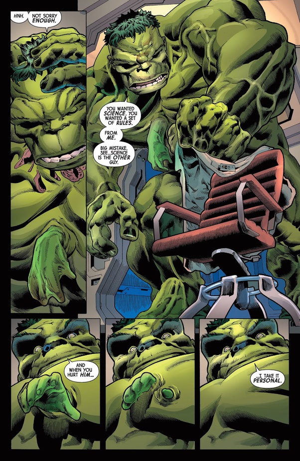 What are some of the best scenes displaying the healing factor in