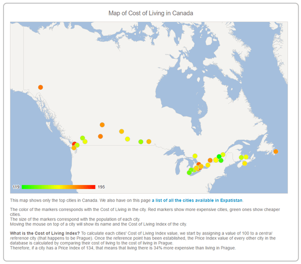 Which Canadian province is cheaper to live in? Quora