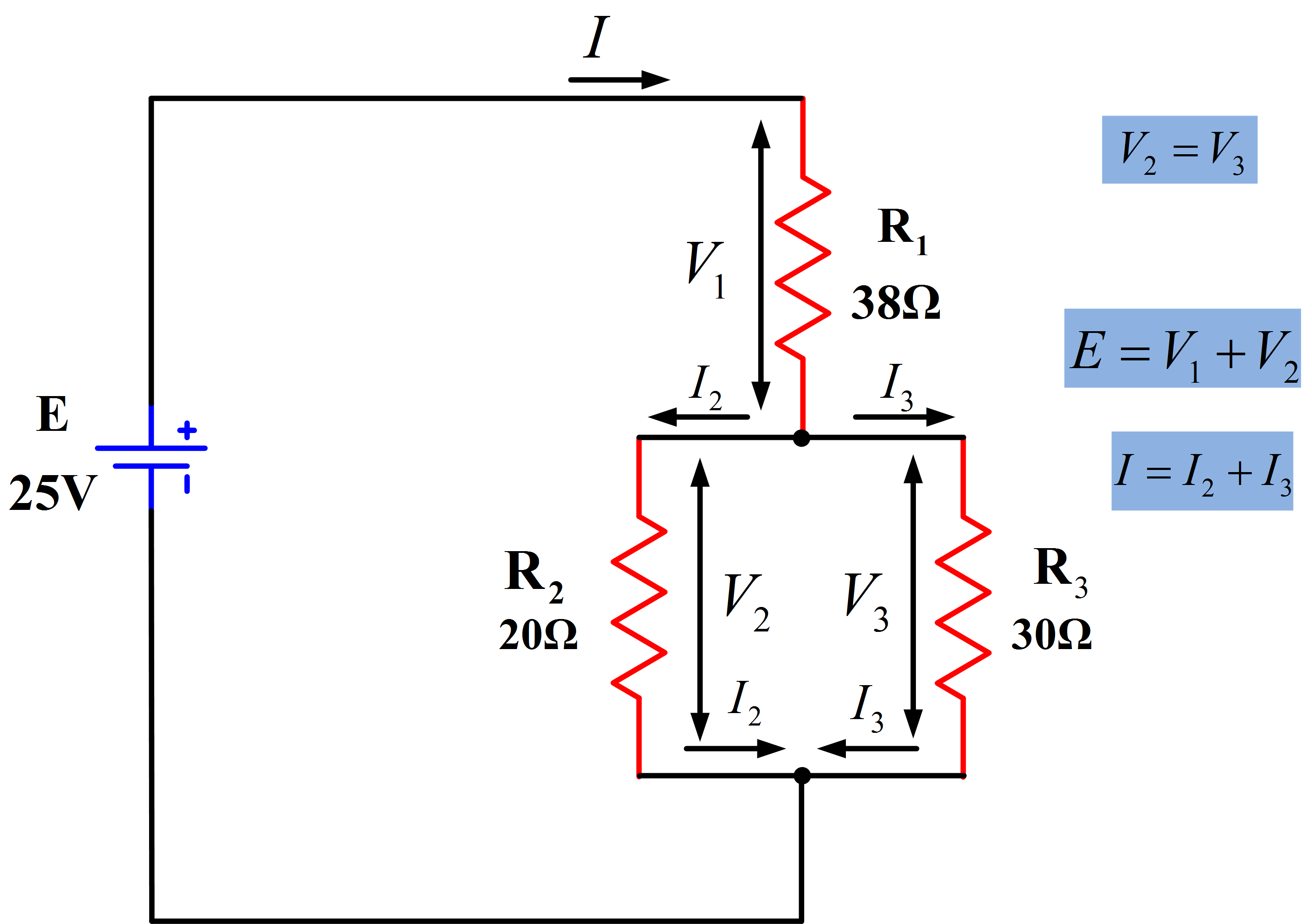 How Do You Calculate Voltage In A Parallel Circuit