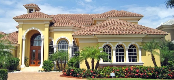 Are homes in Asian and South American countries mostly made from bricks