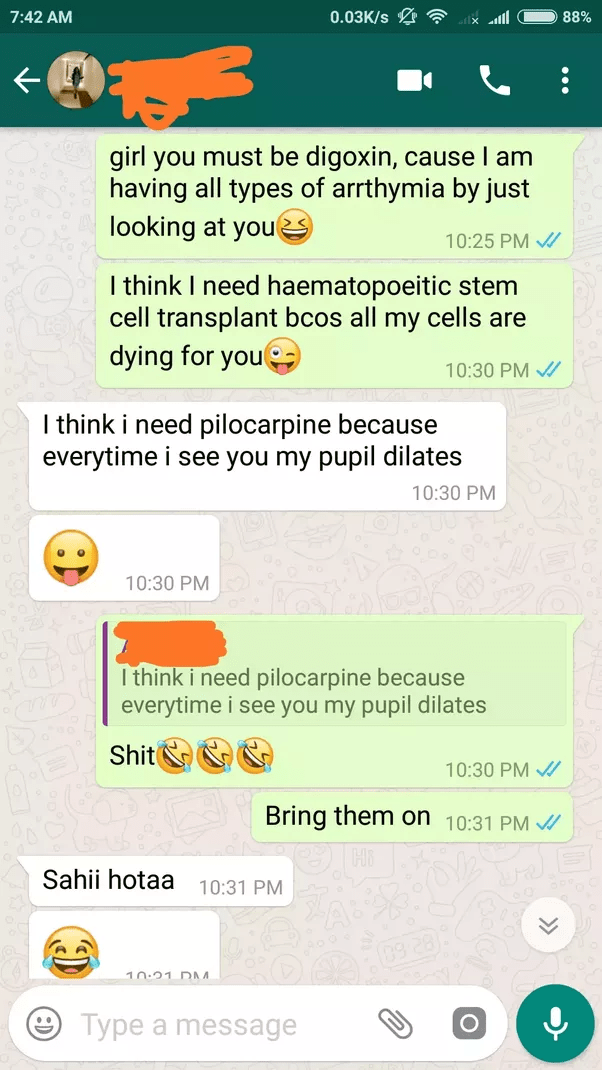 What are the best pick up lines for medical students? Quora