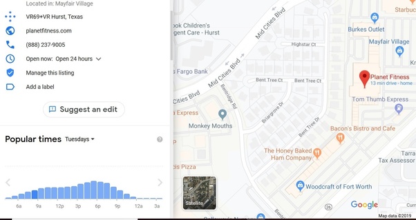 When is the best time to go to Fitness (to avoid a lot of people