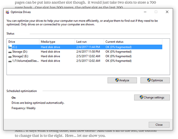 What happens when you defrag your laptop? Quora