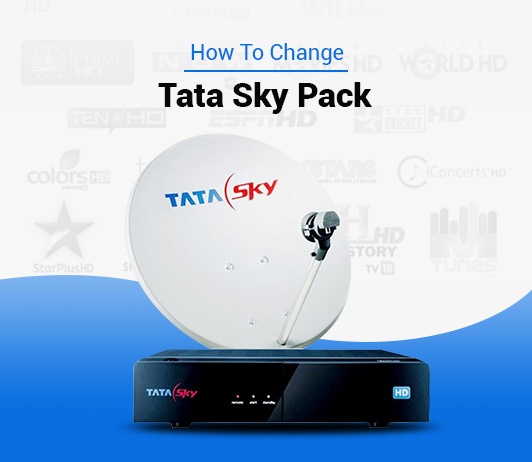 How to change my Tata Sky packages/plans or create a pack consisting of