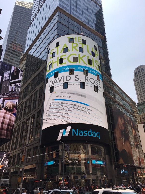 How much does it cost per minute to run an advertisement on the NASDAQ
