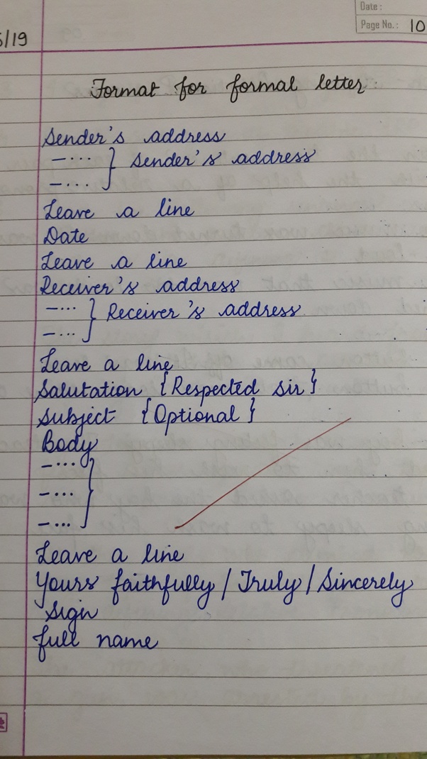 Formal and informal letter writing lessons tes teach. What Is The Pattern Of Formal And Informal Letter In The Icse Quora