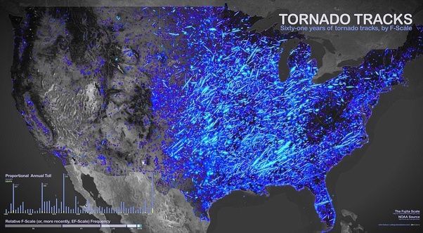 Which direction does a tornado usually trevel once it touches down? Quora