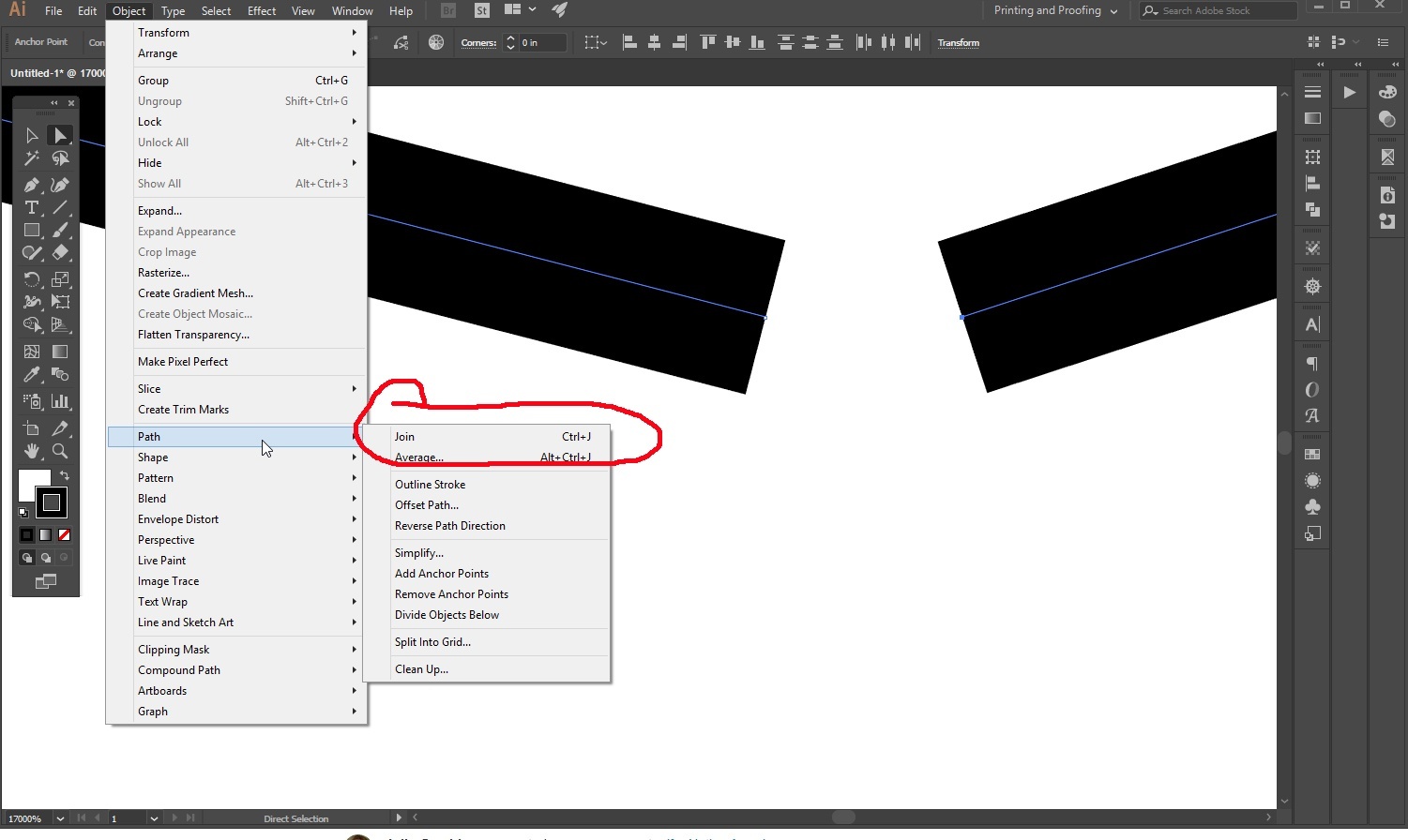 Bagaimana cara menggabungkan dua garis di Adobe Illustrator - Quora