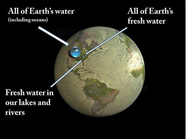 If the Earth has 70 water then is land 30 making a whole? Quora