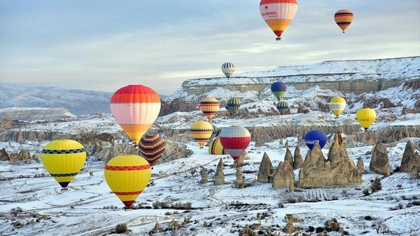 What is the best period to visit Cappadocia, for the best hot air