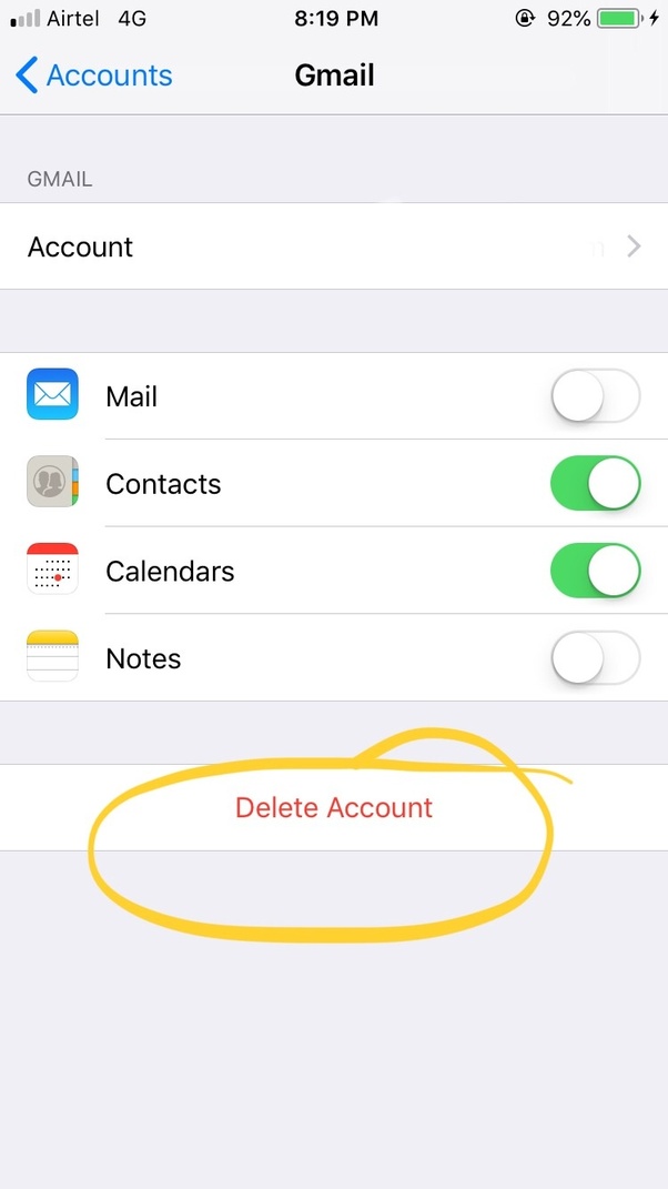How to remove a Gmail account from the app on iPhone Quora