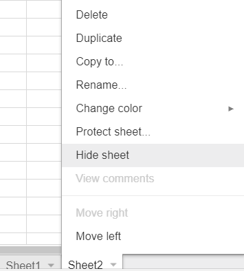 How to hide the sheet tab in a Google spreadsheet - Quora