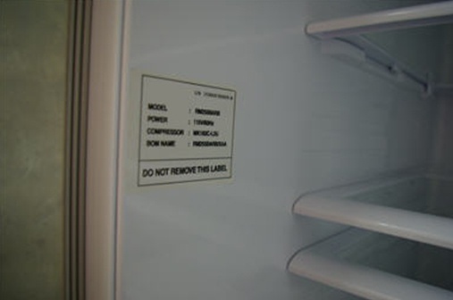 Where is the model number on a Samsung refrigerator? Quora