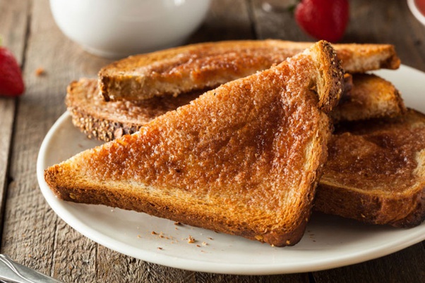 Is it a fact that toasted bread will have less carbohydrate than the