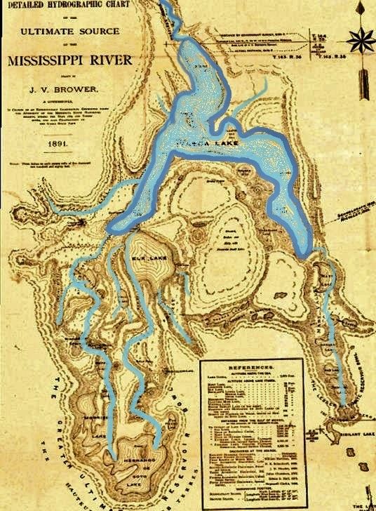 How can a river that's so long, like the Mississippi, have a relatively