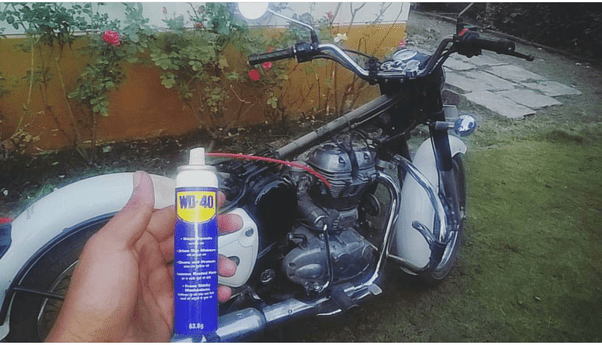 Where can we use WD40 on our motorcycles? Quora