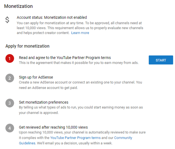 How many views do I need for my YouTube channel to