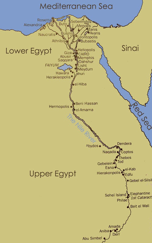 2 Deserts That Surround Ancient Egypt Map What do you know about ancient Egypt? Quora