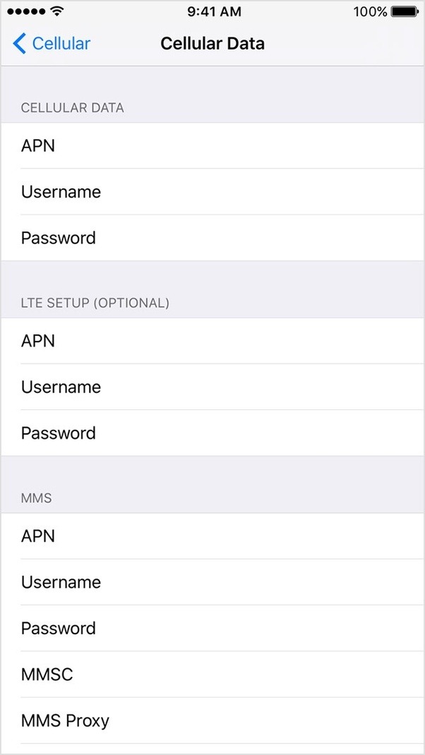 How to manually set up APN settings on an iPhone Quora