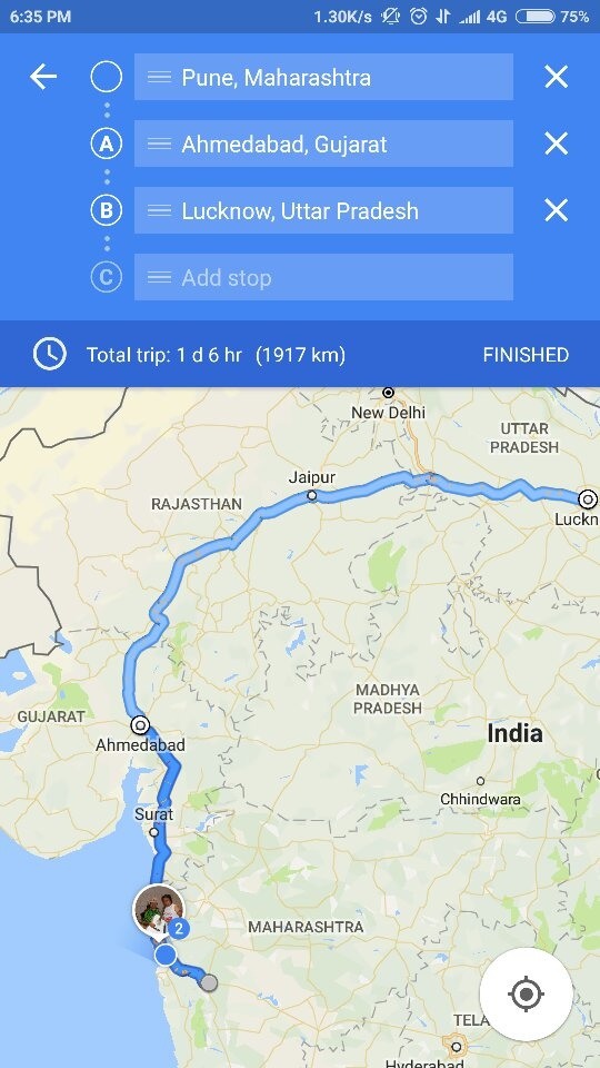 Lucknow To Mumbai Train Route Map What is the best route to go to Lucknow from Pune by car? Quora