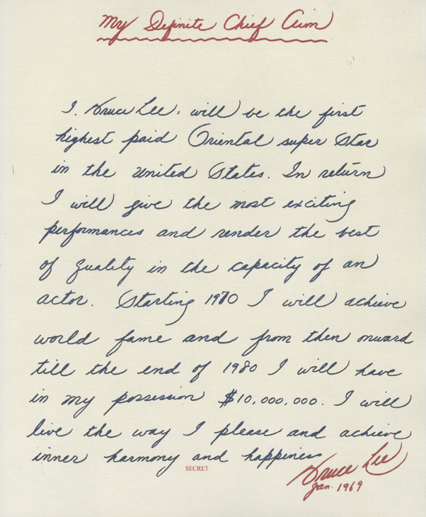 I've read the story about Jim Carrey writing himself a 10 million