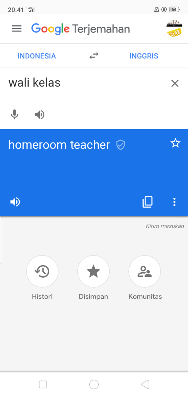 Di Dalam Bahasa Inggrisnya Adalah