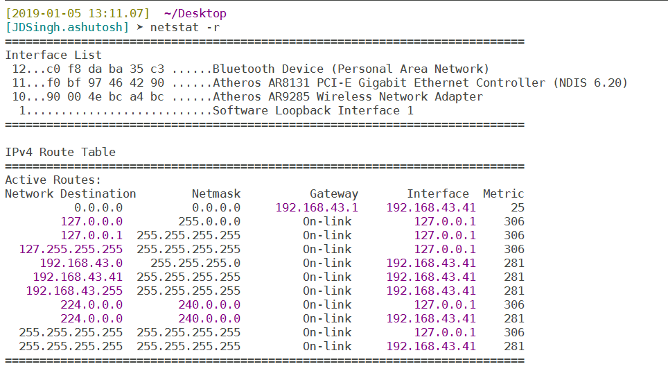 Codelybrary Routing Tables