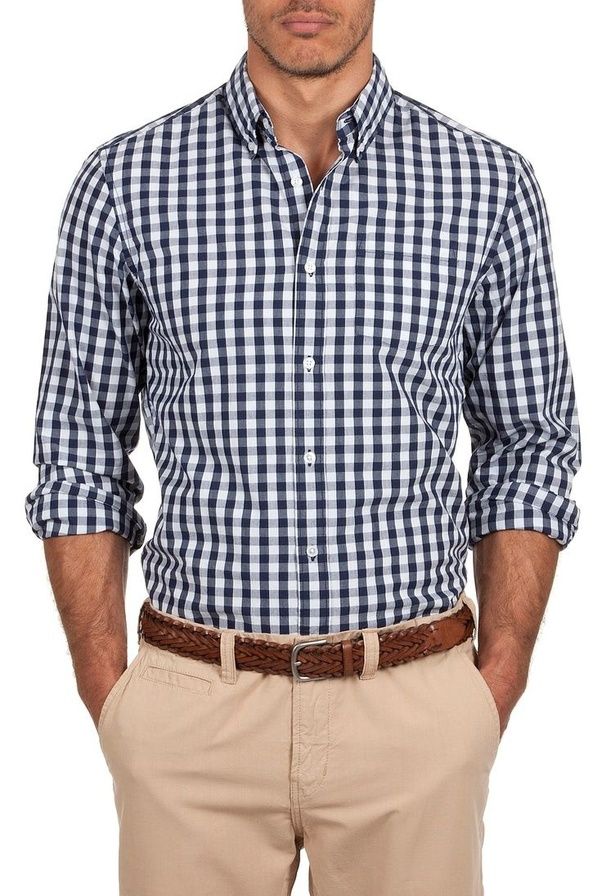 Which color pant matches for dark blue checks shirt? Quora