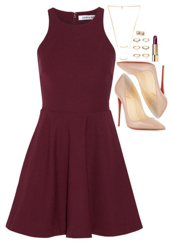 What color shoes should I wear with a Maroon dress? Quora