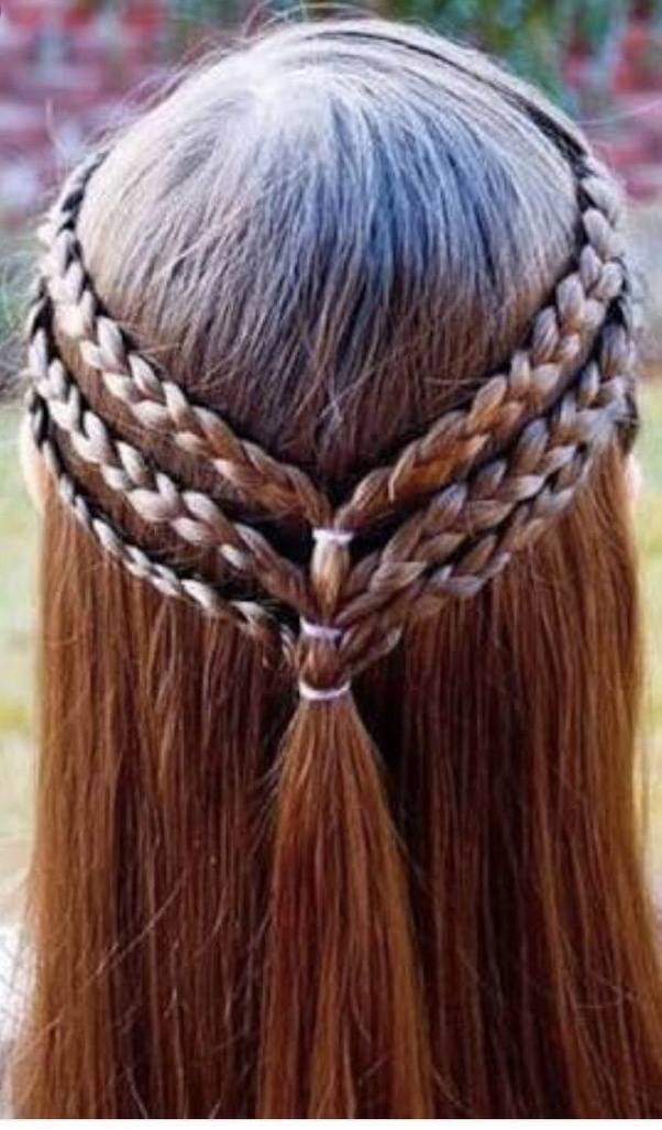 What are some ways to wear long hair (besides straight