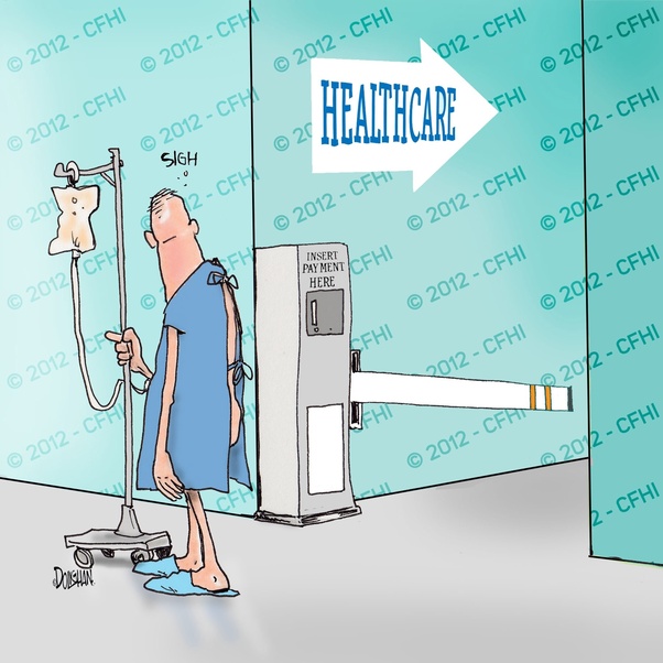 Why can’t Canadian hospitals charge 100 for non critical emergency