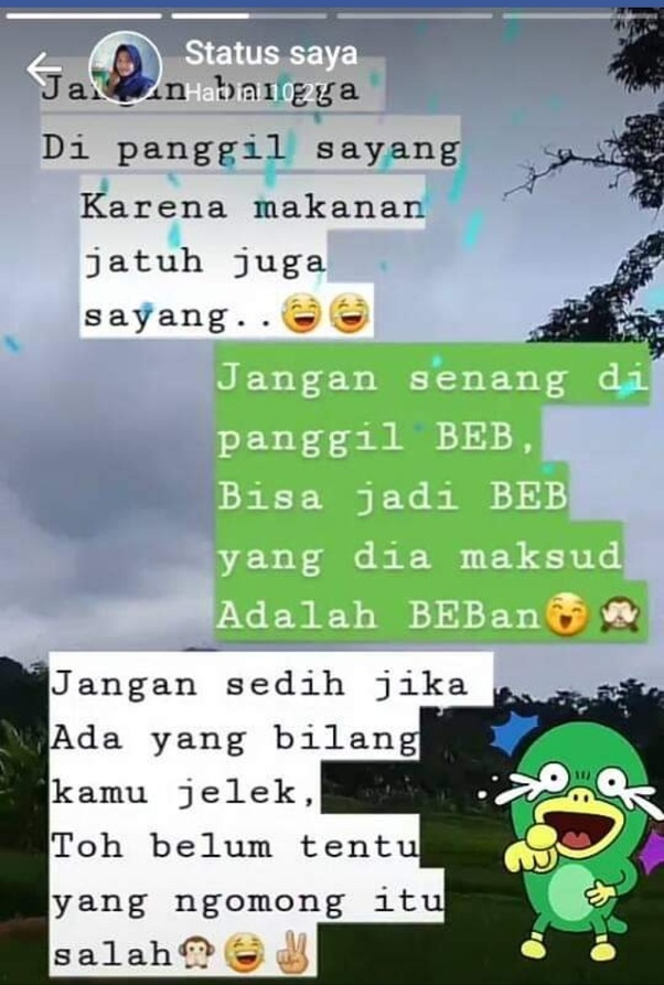Apa Status Whatsapp Lucu Unik Atau Menarik Yang Ingin Kamu