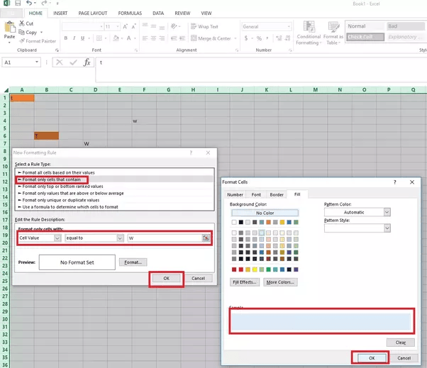 How to change a cell color based on specific text input in Excel Quora